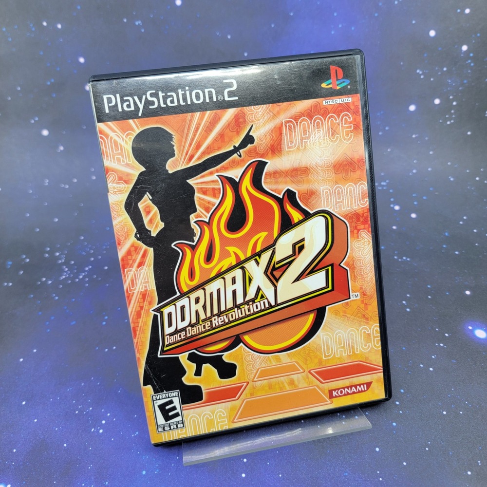 DDRMAX2 Dance Dance Revolution PS2 Konami PlayStation 2 Game SLUS-20711 CIB